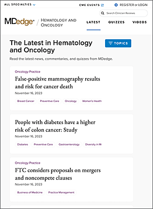MDedge Hematology & Oncology®